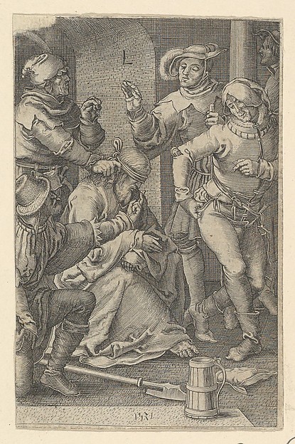 Mocking of Christ (copy) by Lucas van Leyden