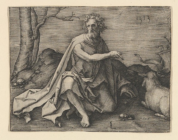 St. John the Baptist in the Desert by Lucas van Leyden