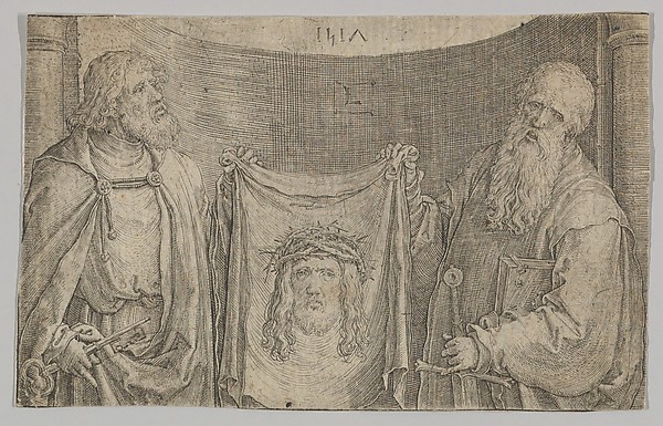 Sts. Peter and Paul With the Vernicle by Lucas van Leyden