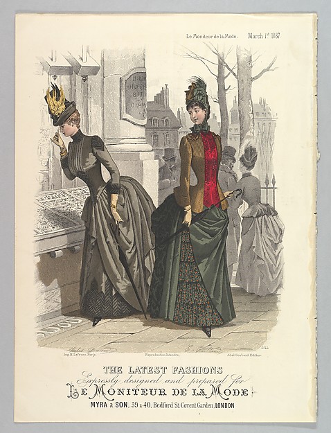 The Latest Fashions, Expressly Designed and Prepared for Le Moniteur de la Mode