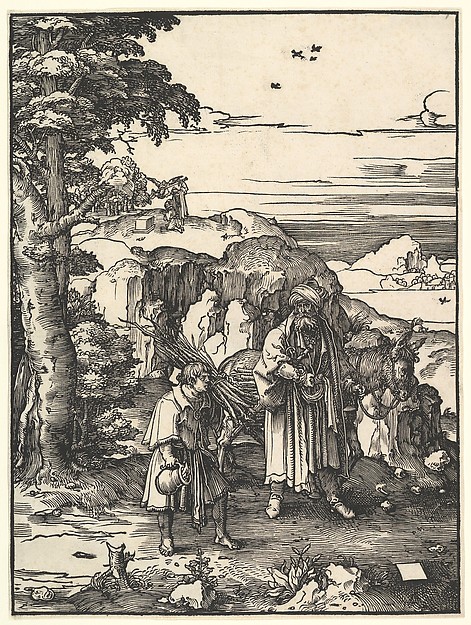 Abraham Going to Sacrifice Isaac by Lucas van Leyden