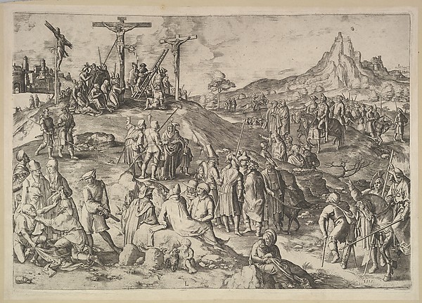 Calvary (Golgotha) by Lucas van Leyden