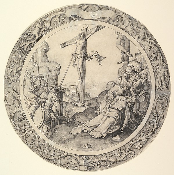 The Crucifixion, from the Circular Passion by Lucas van Leyden