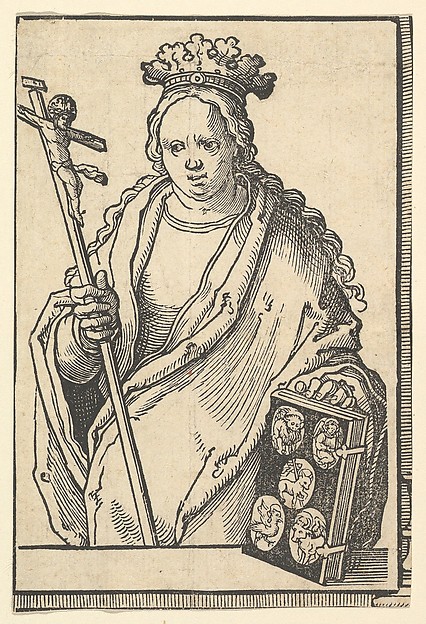 Ecclesia Christi (Faith), from the series of Sibyls by Lucas van Leyden