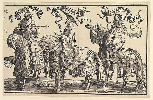 Ahaz, Hezekiah, Manasses, from The Twelve Kings of Israel