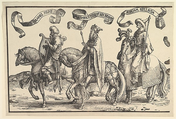 David, Solomon, Rehoboam, from The Twelve Kings of Israel