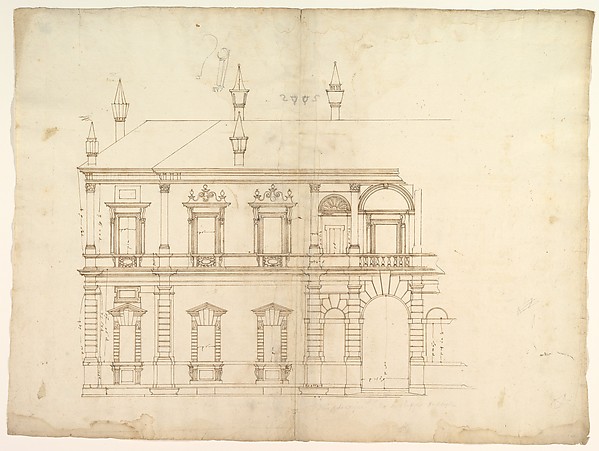 Villa Giulia, Casino, elevation