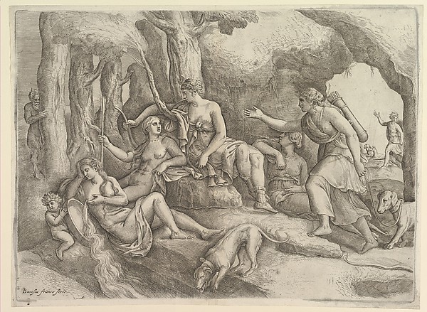 Diana resting with her nymphs