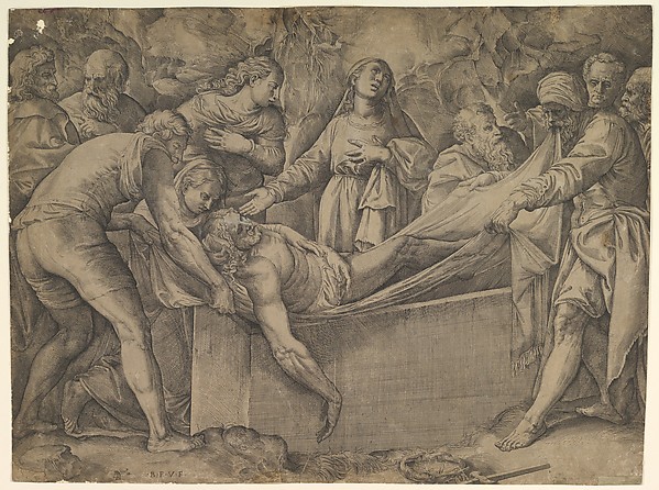 The Entombment by Battista Franco