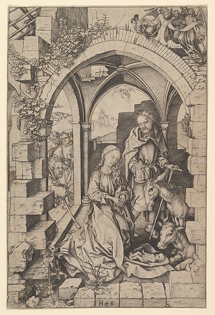 The Nativity by Martin Schongauer