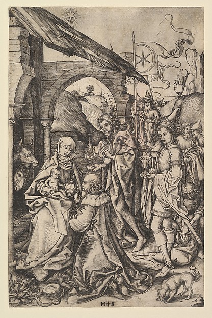 The Adoration of the Magi by Martin Schongauer