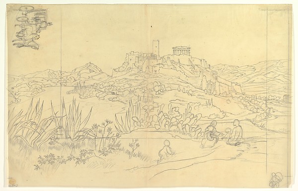 A View of the Ancient City (Parthenon?)