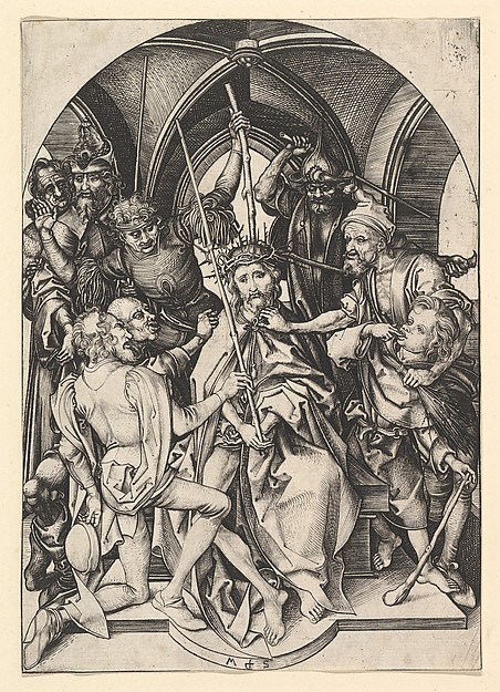 Christ Crowned with Thorns by Martin Schongauer