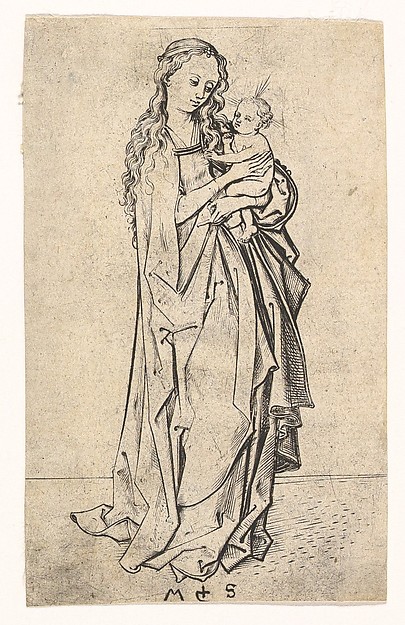 The Small Madonna and Child by Martin Schongauer