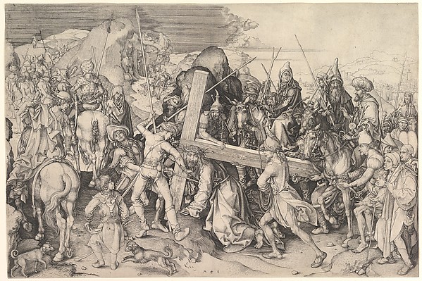 Christ Carrying the Cross by Martin Schongauer