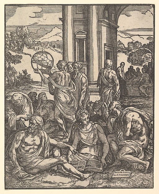 Giardino di Pensieri, Designed by Giuseppe Salviati (Giuseppe Porta, called Il Salviati) (Italian, Castelnuovo di Garfagnana ca. 1520–ca. 1575 Venice), Woodcut