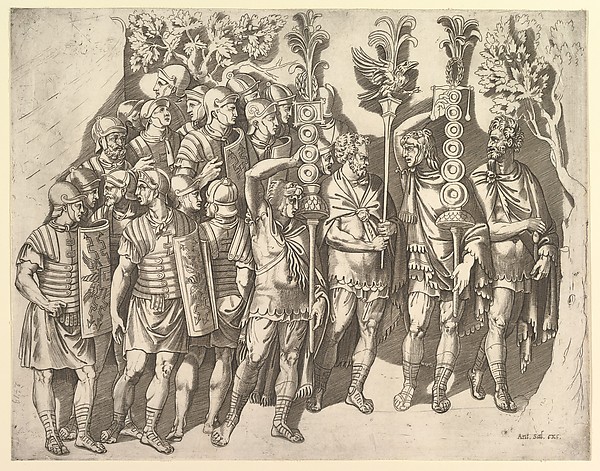 Speculum Romanae Magnificentiae: A Roman Legion (from Trajan's Column)