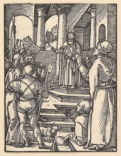 Christ before Pilate, from "The Small Passion"