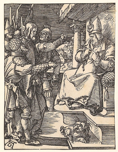 Christ Before Caiaphas, from "The Small Passion"