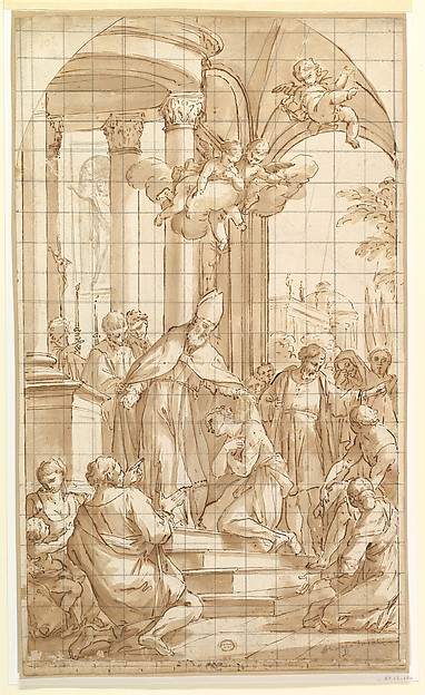 Saint Francis Renouncing His Worldly Goods by Luigi Garzi