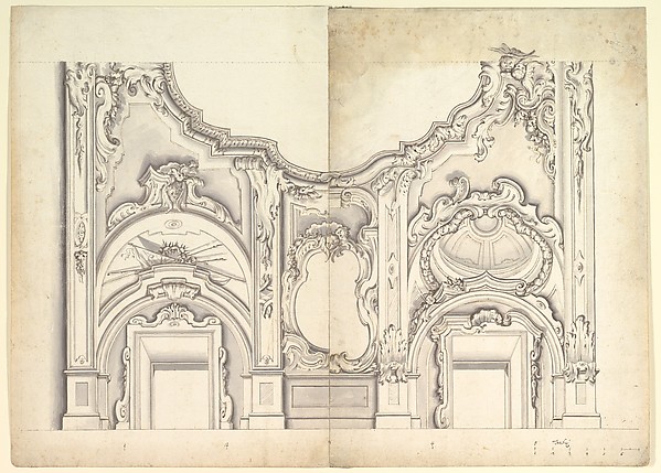 Two Alternate Designs for the Vault of a Chapel with the instruments of the Passion