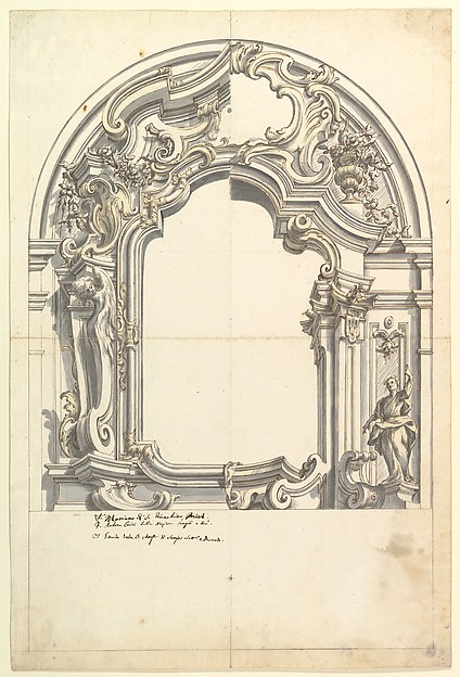 Two Alternate Designs for a Frame or an Altar (?)