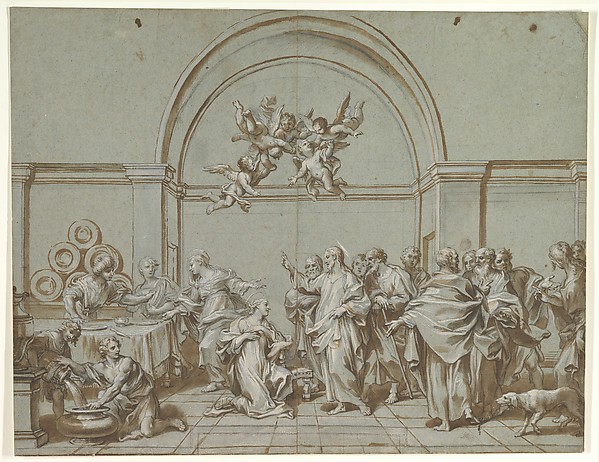 Christ in the House of Martha and Mary (Luke 10:38-42)