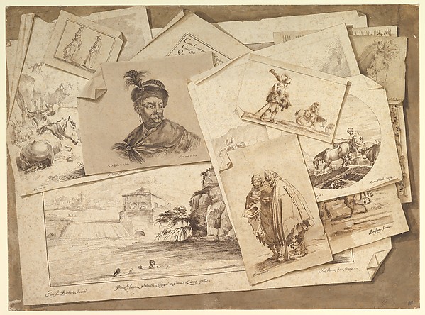 Trompe-l'Oeil Exercise: Prints on a Table Top