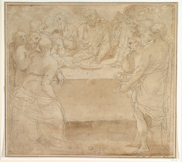 The Last Supper by Anonymous, Italian, mid-16th century
