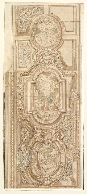 Design for the Decoration of an Arched Ceiling