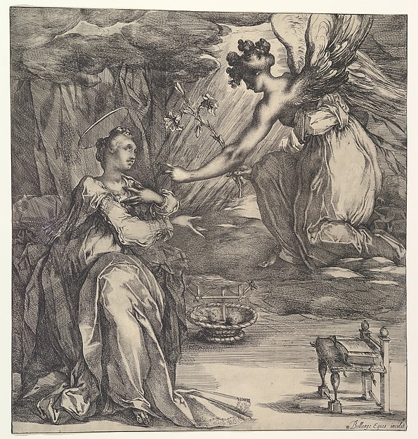 The Annunciation by Jacques Bellange
