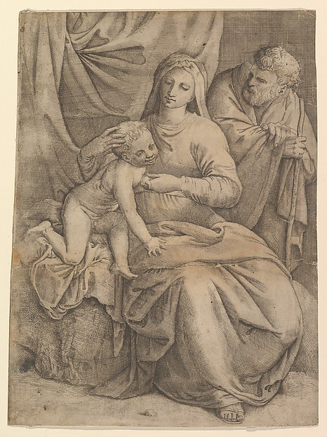 The Holy Family by Battista Franco