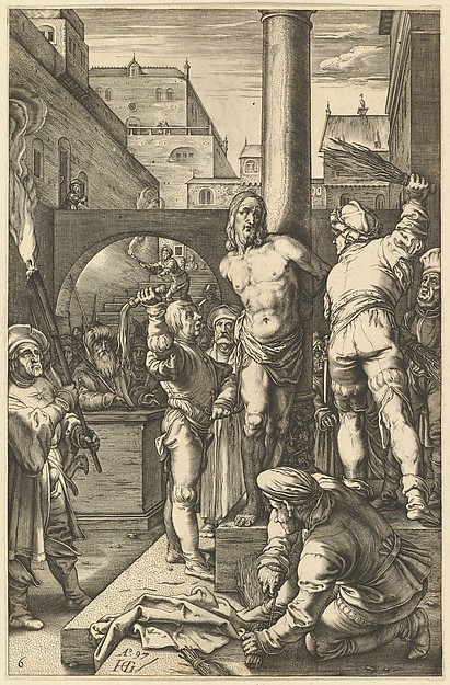 The Flagellation, from "The Passion of Christ" by Anonymous