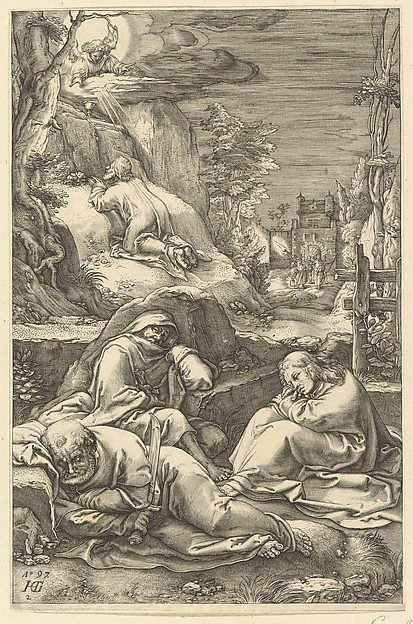 The Agony in the Garden, from "The Passion of Christ" by Anonymous