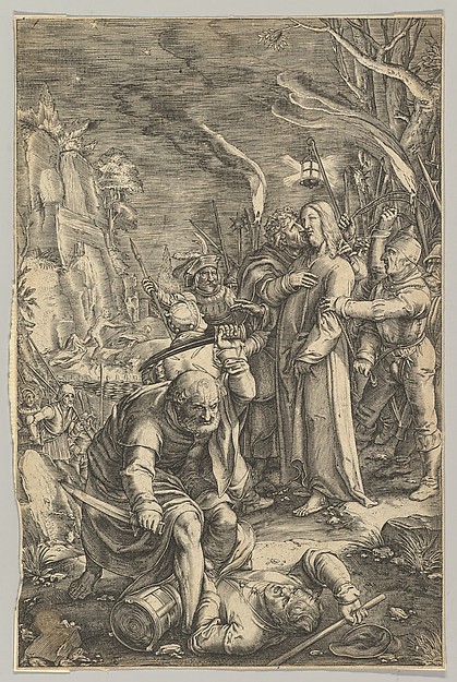 The Betrayal of Christ, from "The Passion of Christ" by Ludovicus Siceram