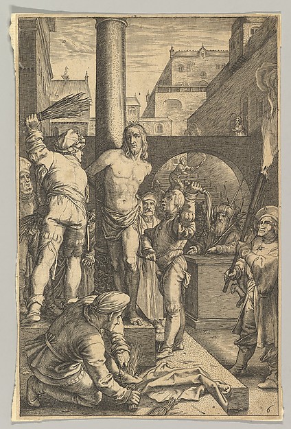 The Flagellation, from "The Passion of Christ" by Ludovicus Siceram