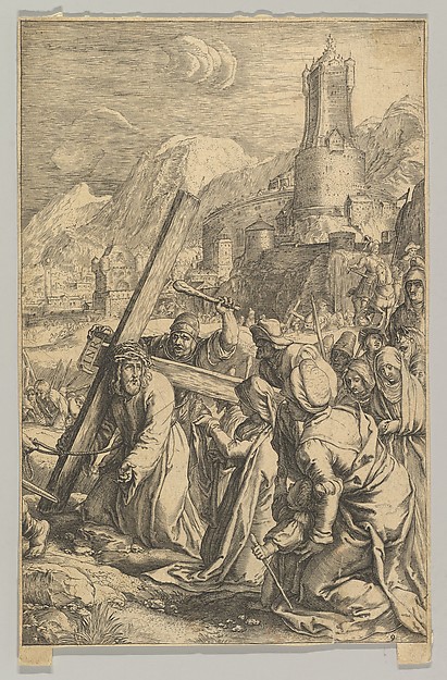 Christ Carrying the Cross, from "The Passion of Christ" by Ludovicus Siceram