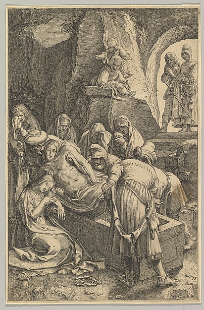 The Entombment, from "The Passion of Christ" by Ludovicus Siceram