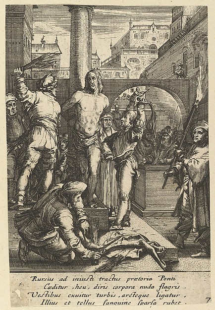 The Flagellation of Christ, from "The Passion of Christ" by Nicolas Cochin