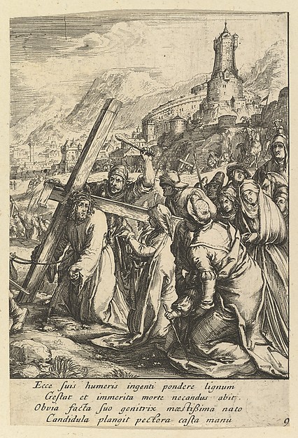 Christ Carrying the Cross, from "The Passion of Christ" by Nicolas Cochin
