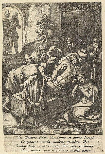 The Entombment, from "The Passion of Christ" by Nicolas Cochin