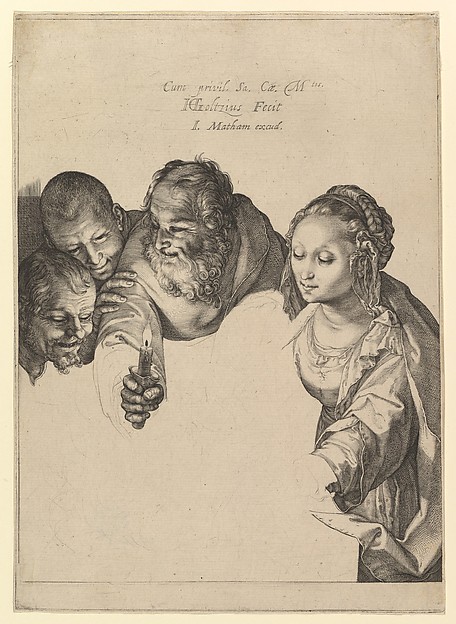 The Adoration of the Shepherds by Hendrick Goltzius