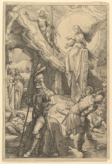The Resurrection, from "The Passion of Christ" by Hendrick Goltzius