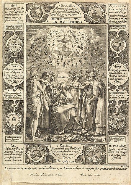 Benedicta tu in Mulieribus, from "Christian and Profane Allegories"