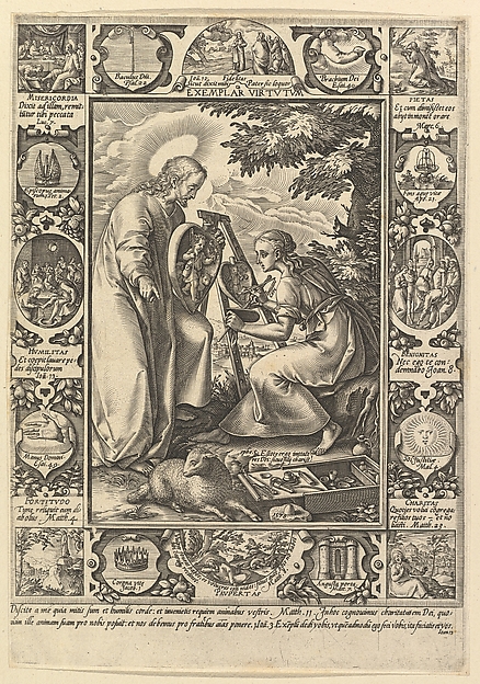 Exemplar Virtutum, from "Allegorical Scenes from the Life of Christ" by Hendrick Goltzius