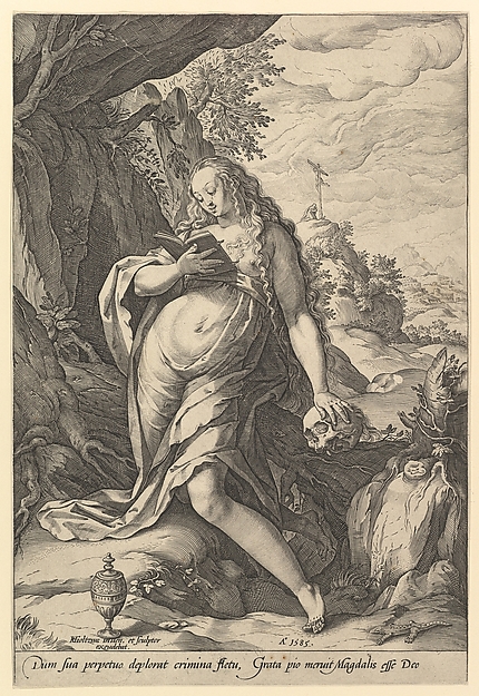 Saint Mary Magdalen Penitent by Hendrick Goltzius