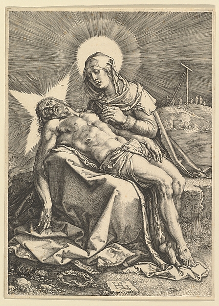 Pietà by Hendrick Goltzius