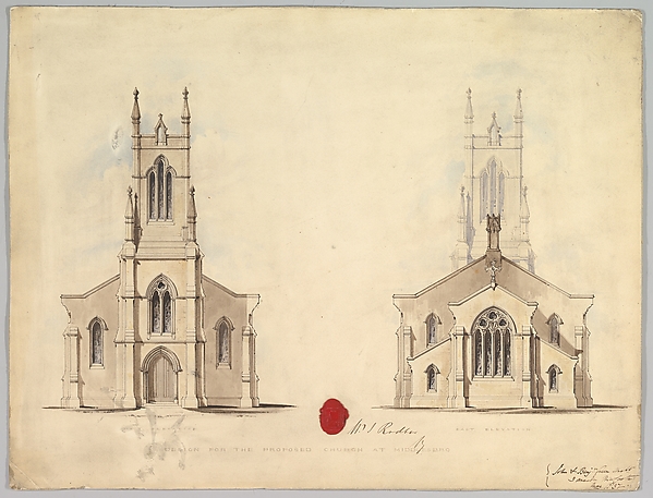 Design for the Proposed Church at Middlesborough