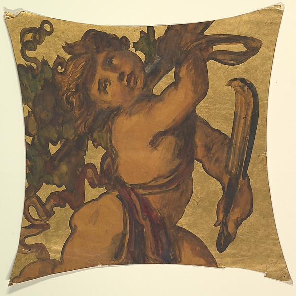 Study for ceiling decoration by Anonymous, British, 19th century, The Metropolitan Museum of Art