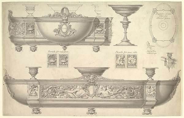 Design for a Silver Centerpiece